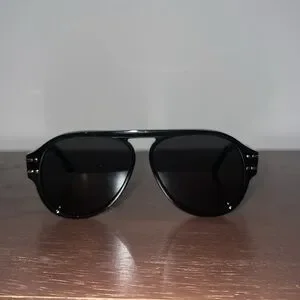 NEW AUTHENTIC Dior A1U aviator-style acetate sunglasses, Unisex 58mm DIOR EYEWEAR Dior90 A1U Aviator-Style Silver-Tone Sunglasses  main image 4